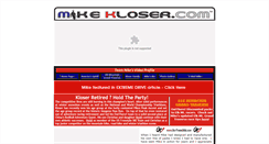 Desktop Screenshot of mikekloser.com