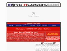 Tablet Screenshot of mikekloser.com